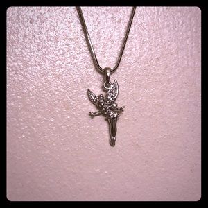 Disney Tinkerbell Silver Necklace
